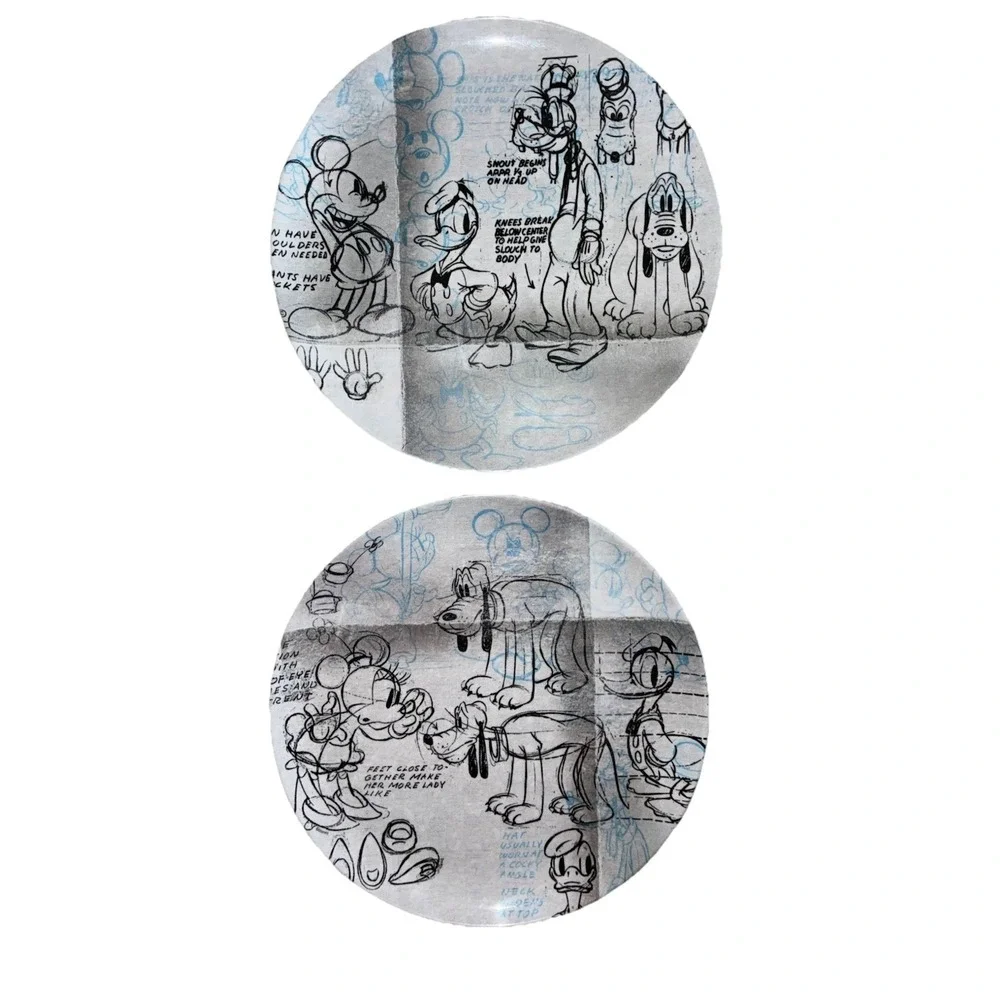Zak Designs Disney Dinner‎ Plate Mickey Donald Goofy Pluto  10